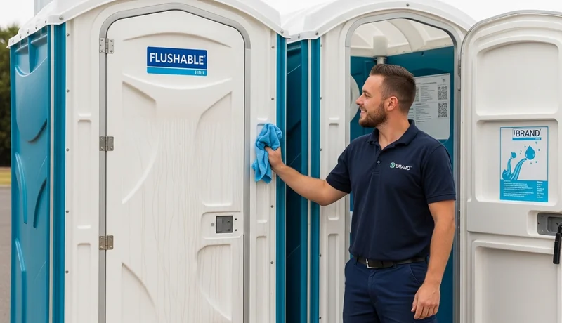Deluxe Flushable Porta Potties services in Berlin.