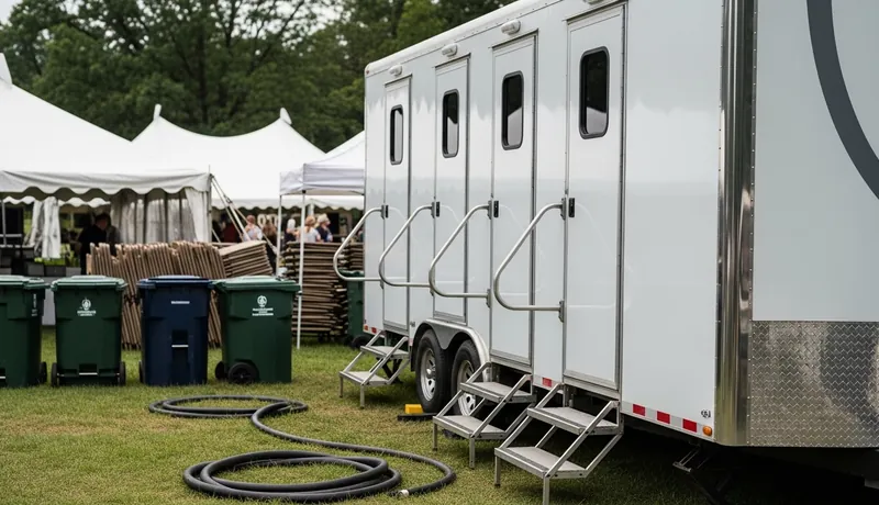 Vip Restroom Trailers services in Crete.