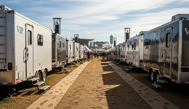 Vip Restroom Trailers services in Greenville.
