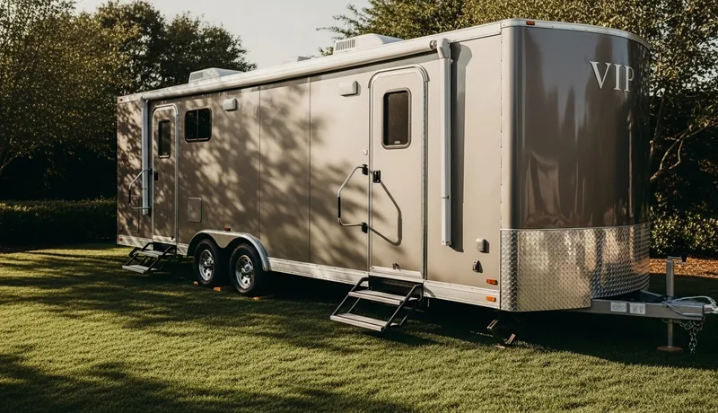 Vip Restroom Trailers services in Hamilton.