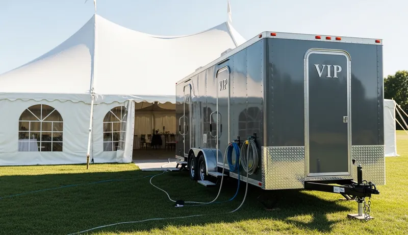 Vip Restroom Trailers services in Hudson.