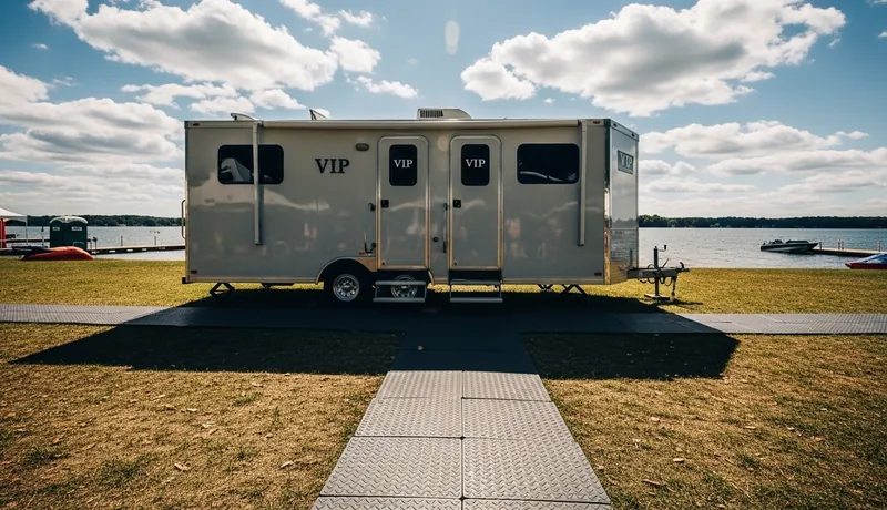 Vip Restroom Trailers services in La Vista.