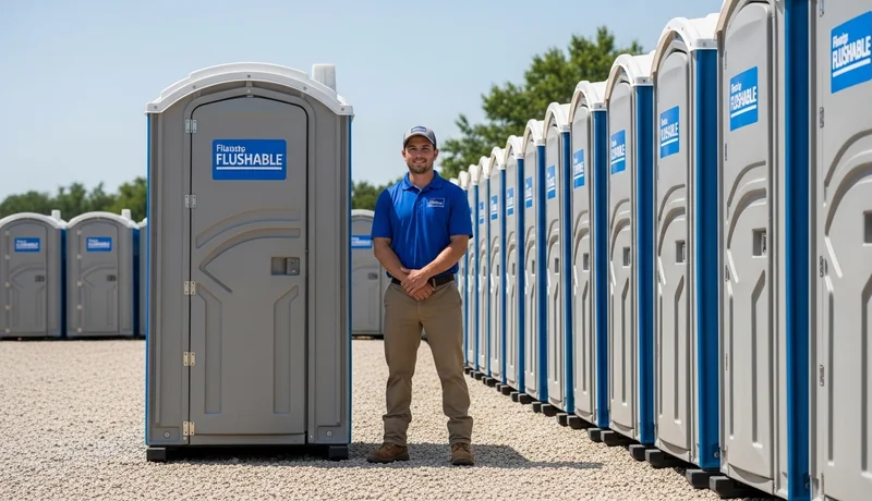 Deluxe Flushable Porta Potties services in Mesquite.