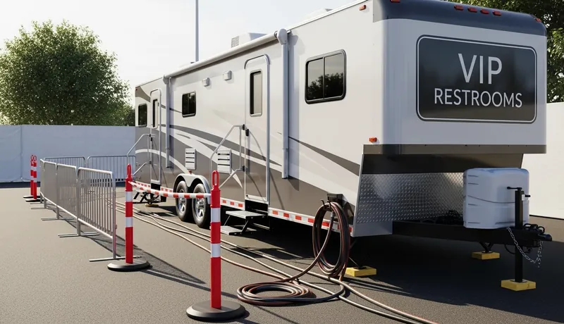 Vip Restroom Trailers services in Minden.